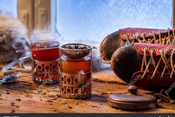 عکس چای زمستان