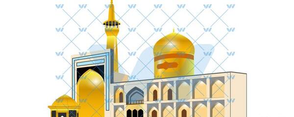 عکس حرم امام رضا لایه باز