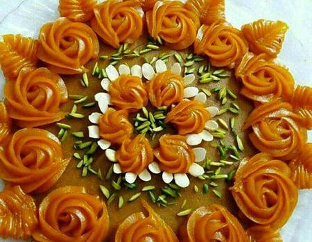 عکس حلوا های تزیینی