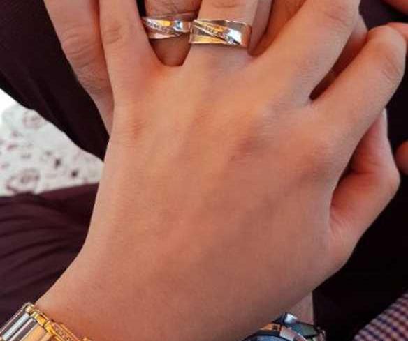 عکس حلقه ازدواج سفید