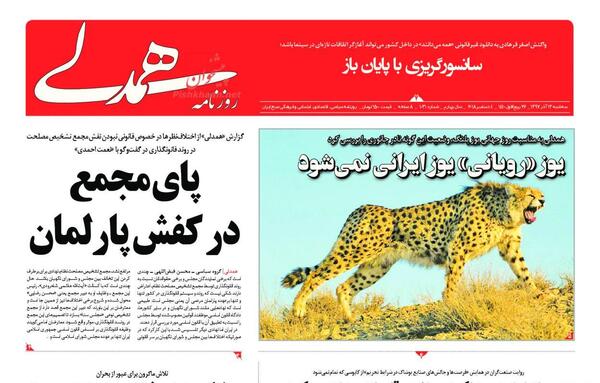 عکس طنز یوز پلنگ