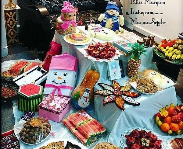 عکس شب چله ای برای عروس