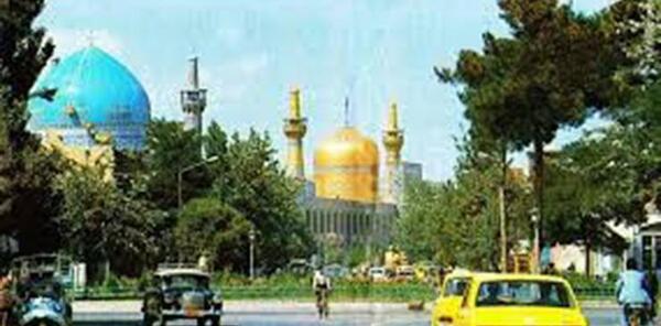 عکس حرم امام رضا از خیابان