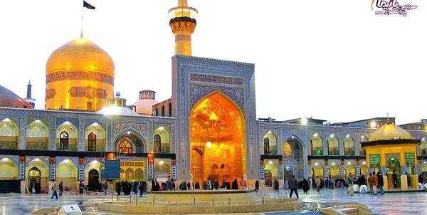 عکس حرم امام رضا از خیابان