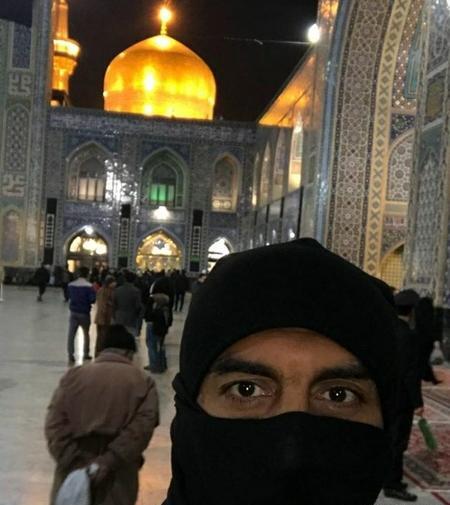 عکس حرم امام رضا از خیابان