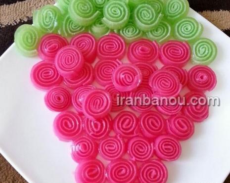 عکس تزیین ژله بستنی