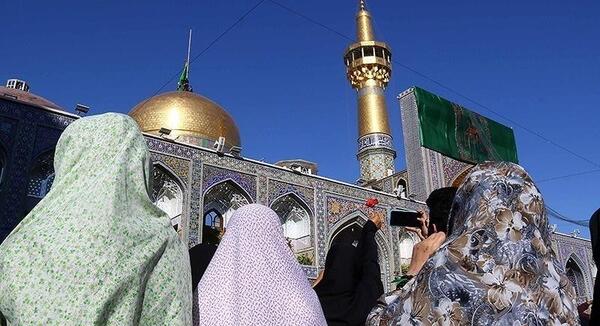 عکس حرم امام رضا طبیعی