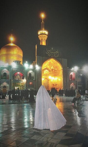 عکس حرم امام رضا طبیعی