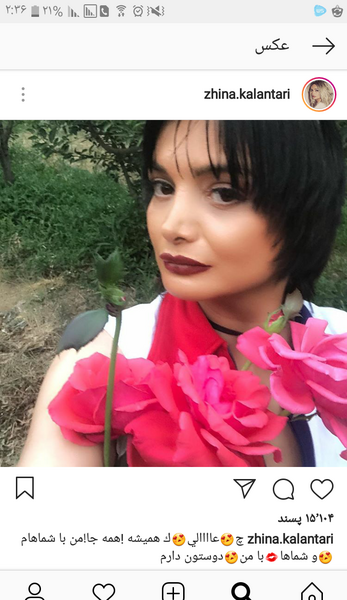 عکس گل ژینا