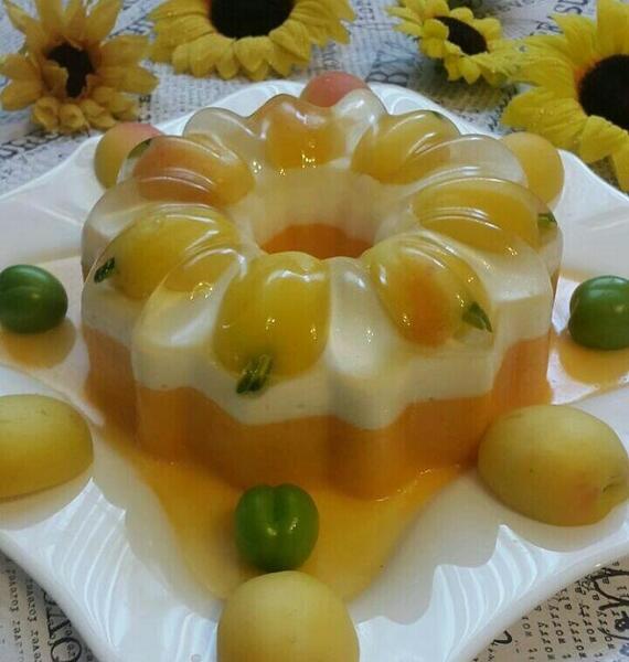 عکس ژله زردآلو