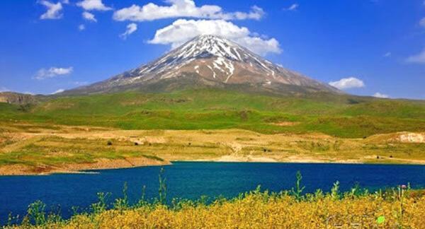 عکس آتش فشان کوه دماوند
