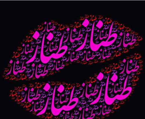 عکس تولدت مبارک طناز