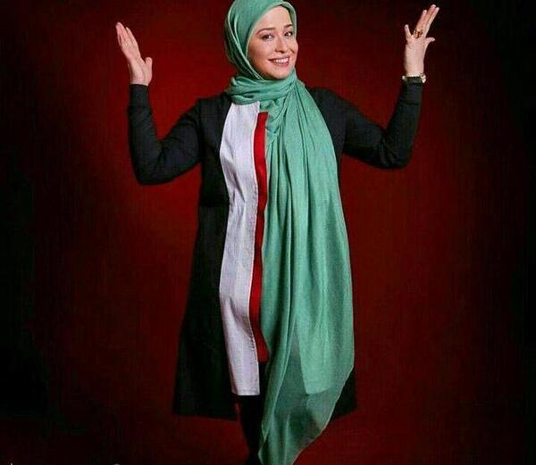 عکس با حجاب مهراوه شریفی نیا