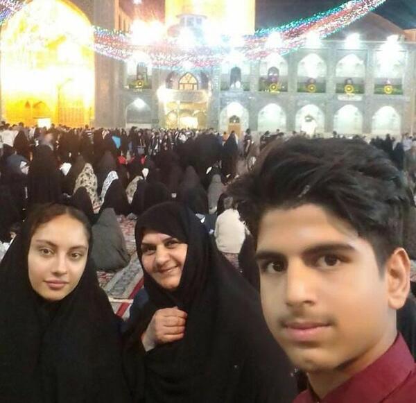 دانلود عکس لیندا کیانی در حرم امام رضا