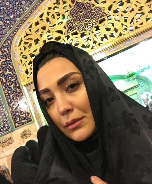 دانلود عکس لیندا کیانی در حرم امام رضا