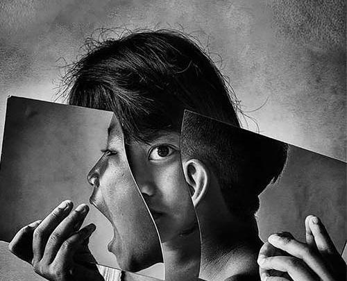 عکس سیاه سفید مرد غمگین