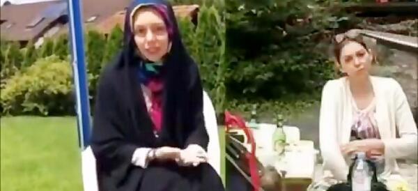 عکس آزاده نامداری سوئیس