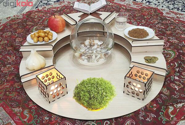 عکس سفره هفت سین با ظروف یکبار مصرف