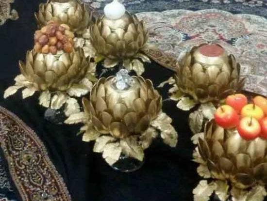 عکس سفره هفت سین با ظروف یکبار مصرف