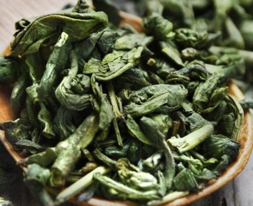 عکس چای سبز خشک شده
