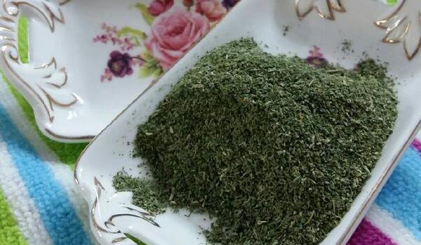 عکس چای سبز خشک شده