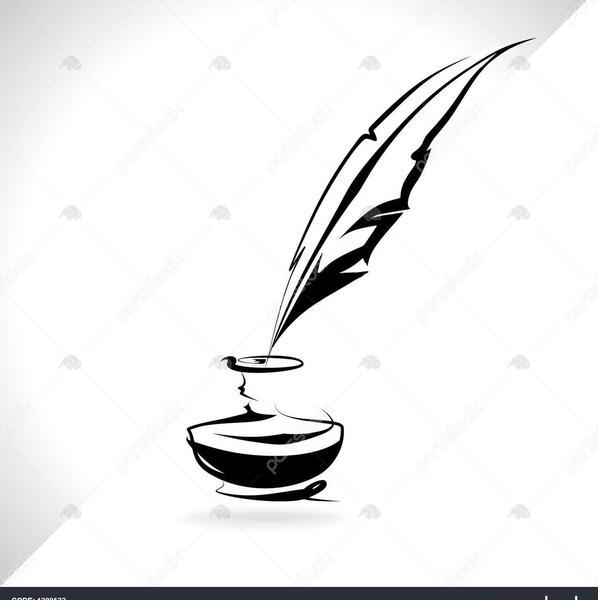 عکس سفید قلم