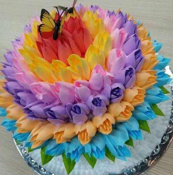 عکس سه بعدی روی کیک