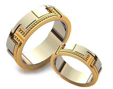 عکس حلقه ازدواج جفت