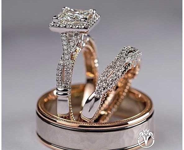 عکس حلقه ازدواج جفت