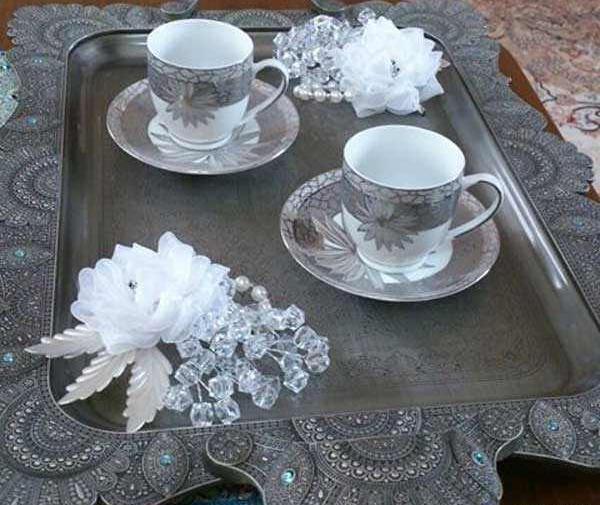 عکس چای تو سینی