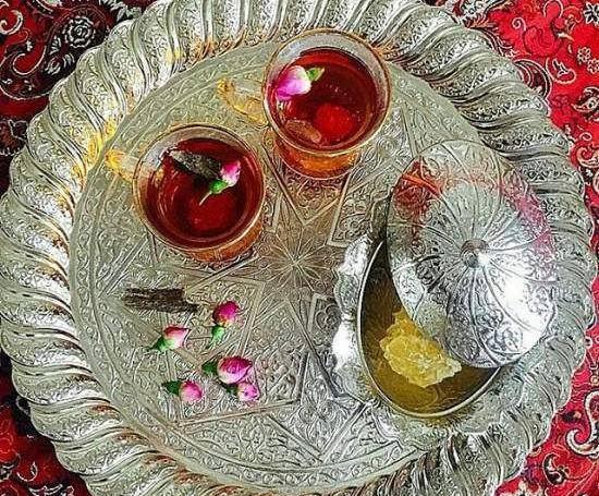عکس چای تو سینی