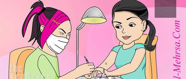 عکس طنز ناخن کار