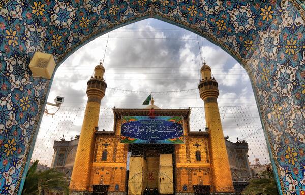عکس ایوان طلای حضرت علی