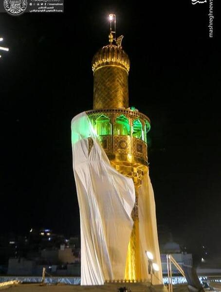 عکس ایوان طلای حضرت علی