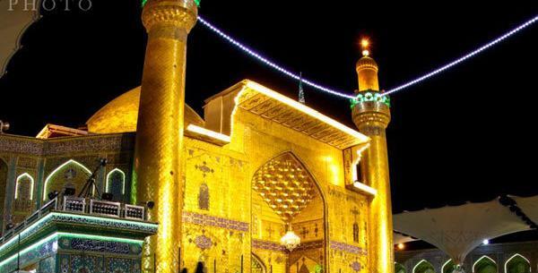 عکس ایوان طلای حضرت علی