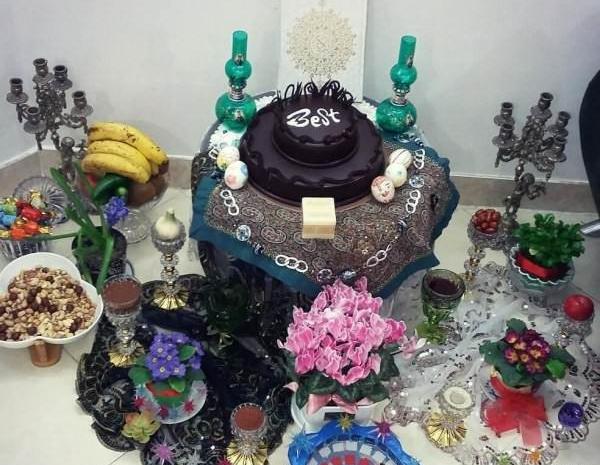 عکس سفره هفت سین پله پله