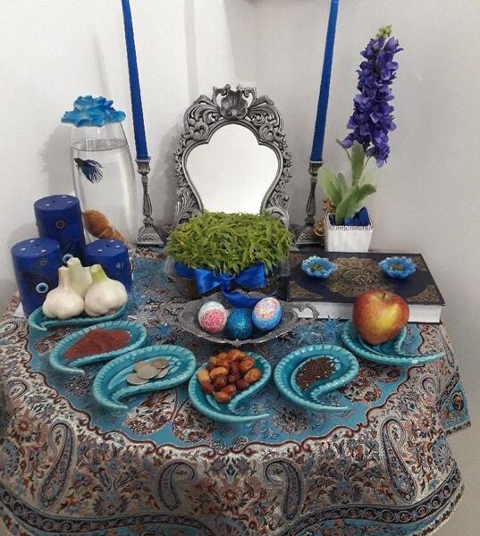 عکس سفره هفت سین لری