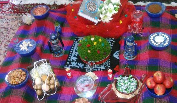 عکس سفره هفت سین لری