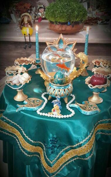 عکس سفره هفت سین لری