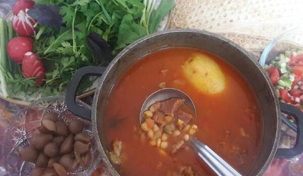 عکس ابگوشت تو قابلمه