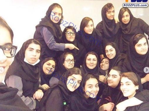 عکس ریحانه پارسا نوار بهداشتی