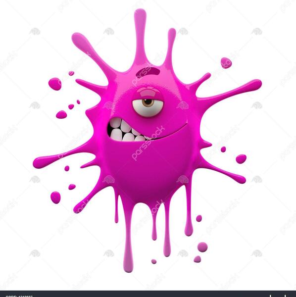 عکس خنده صورتی