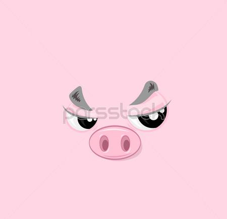 عکس خنده صورتی