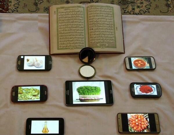 عکس سفره هفت سین مدرن