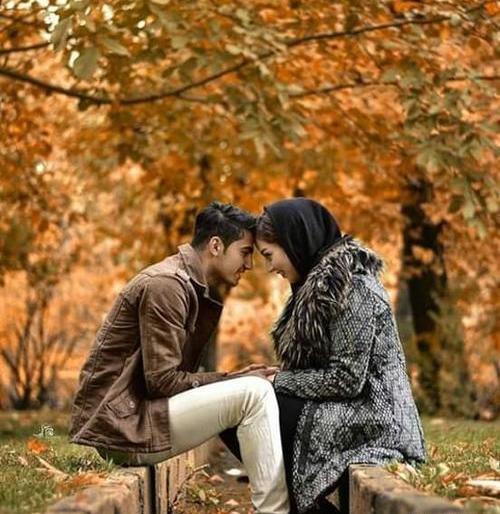 عکس تصاویر عاشقانه بوسه پیشانی