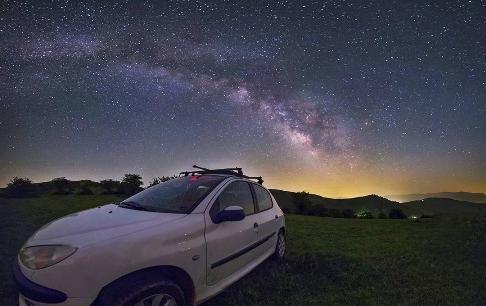 عکس جالب کهکشان راه شیری