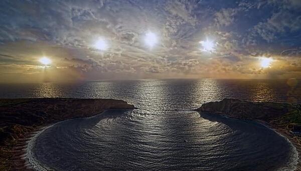 عکس طلوع و غروب خورشید
