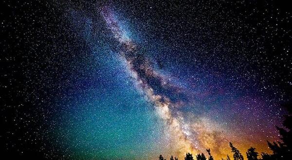 عکس آسمان شب با کیفیت بالا