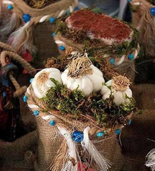 عکس سفره هفت سین با گونی