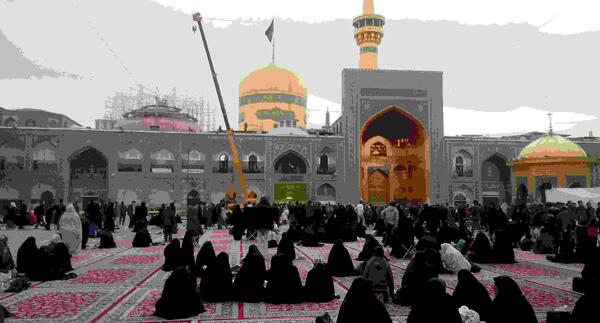 عکس حرم امام رضا همین الان یهویی